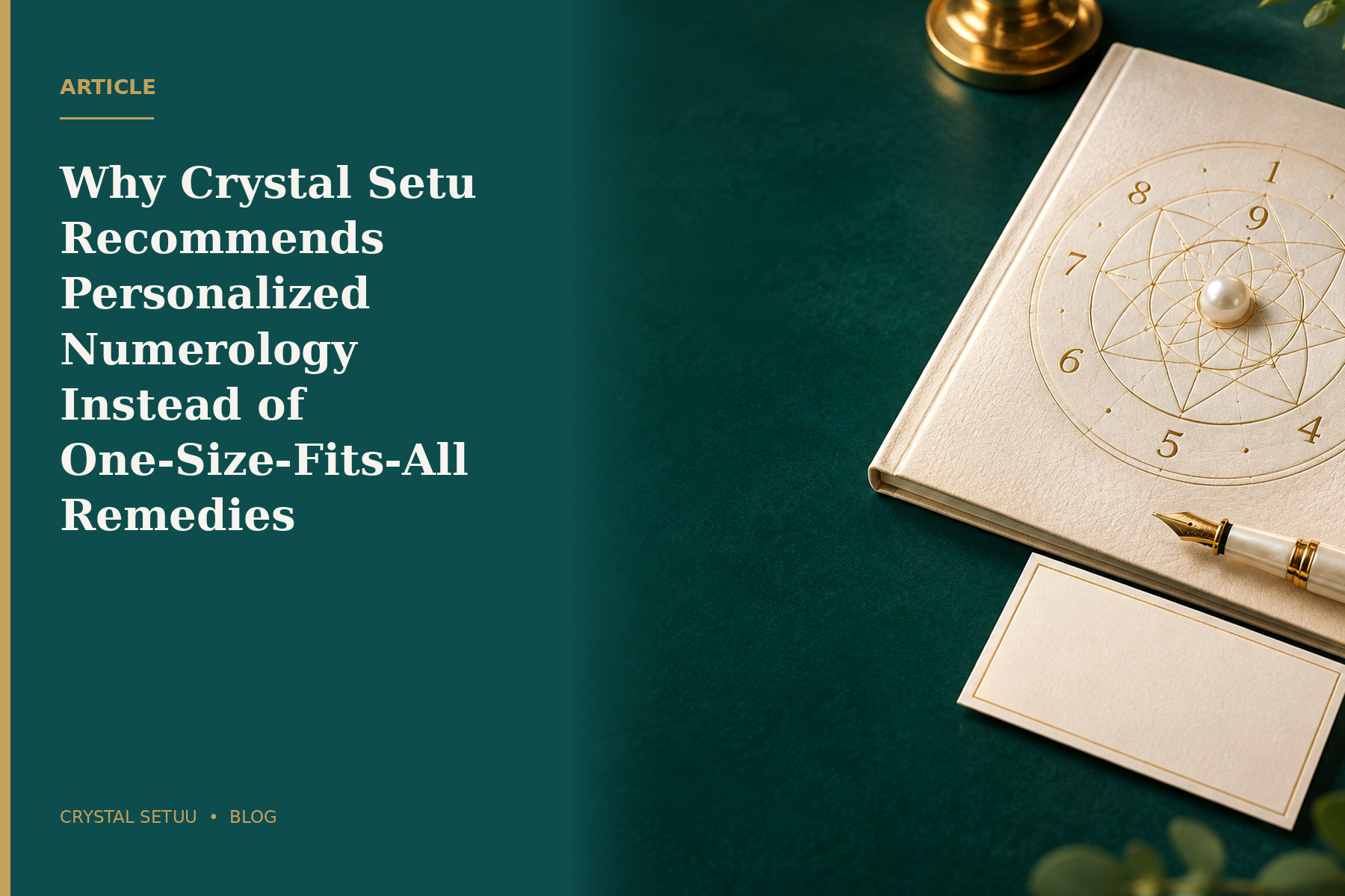 Personalized Numerology