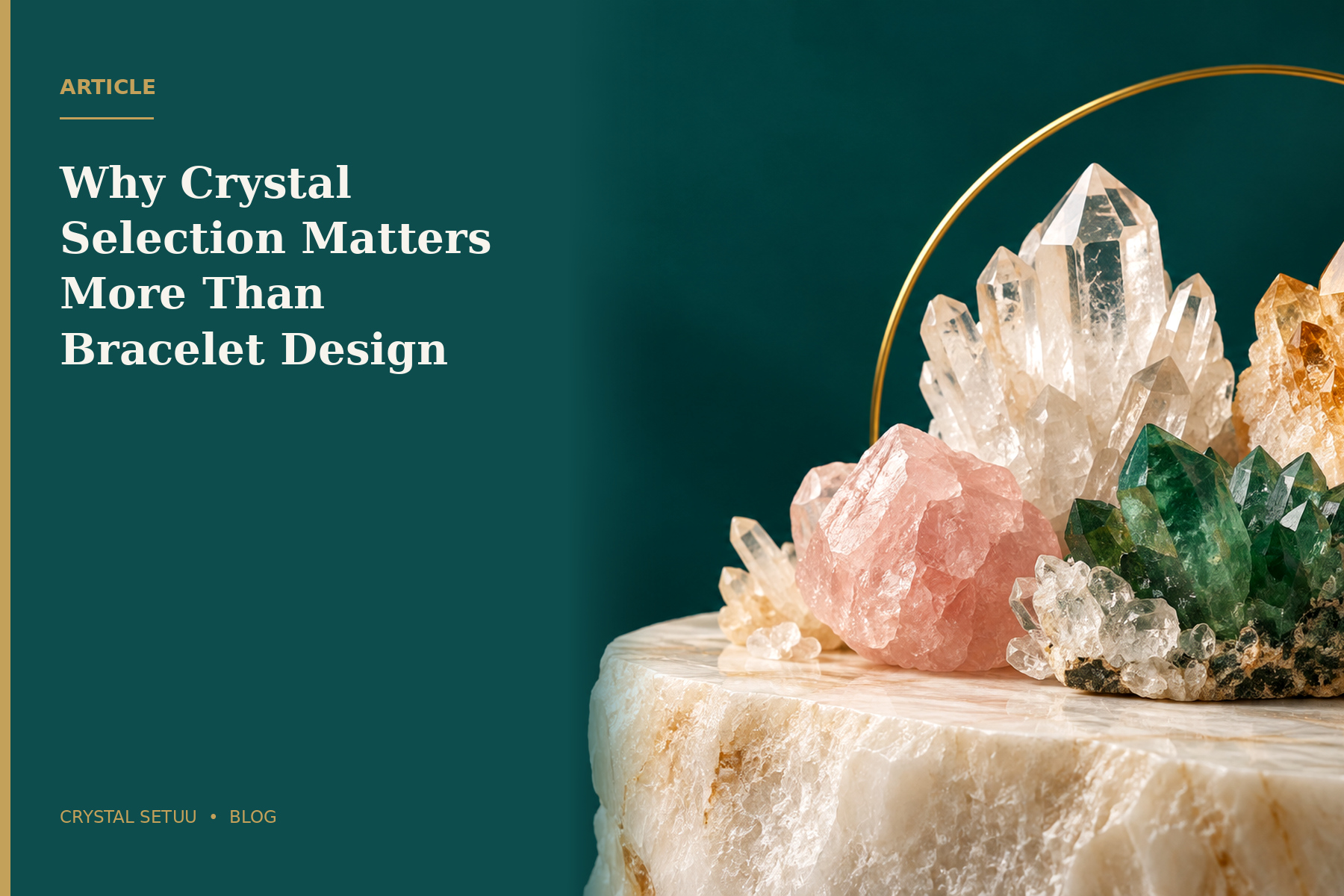 Why Crystal Selection Matters